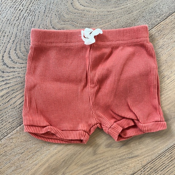 Liam & James 6-9 months short set outfit Vespa Scooter Orange Cream Summer Boy - Picture 4 of 8